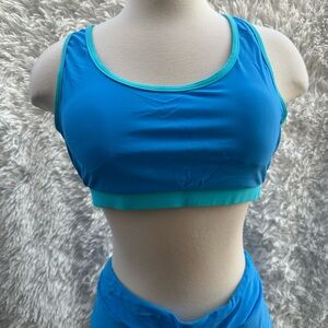 New Wenly Zeng two piece blue size Large swimwear